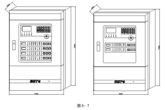 GST-QKP04、GST-QKP04/2氣體滅火控制器外形尺寸圖