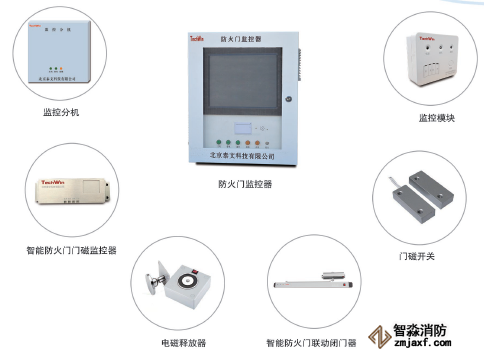 防火門監(jiān)控主要部件