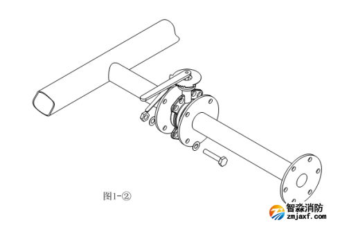 PSKD20電控消防水炮系統(tǒng)安裝圖