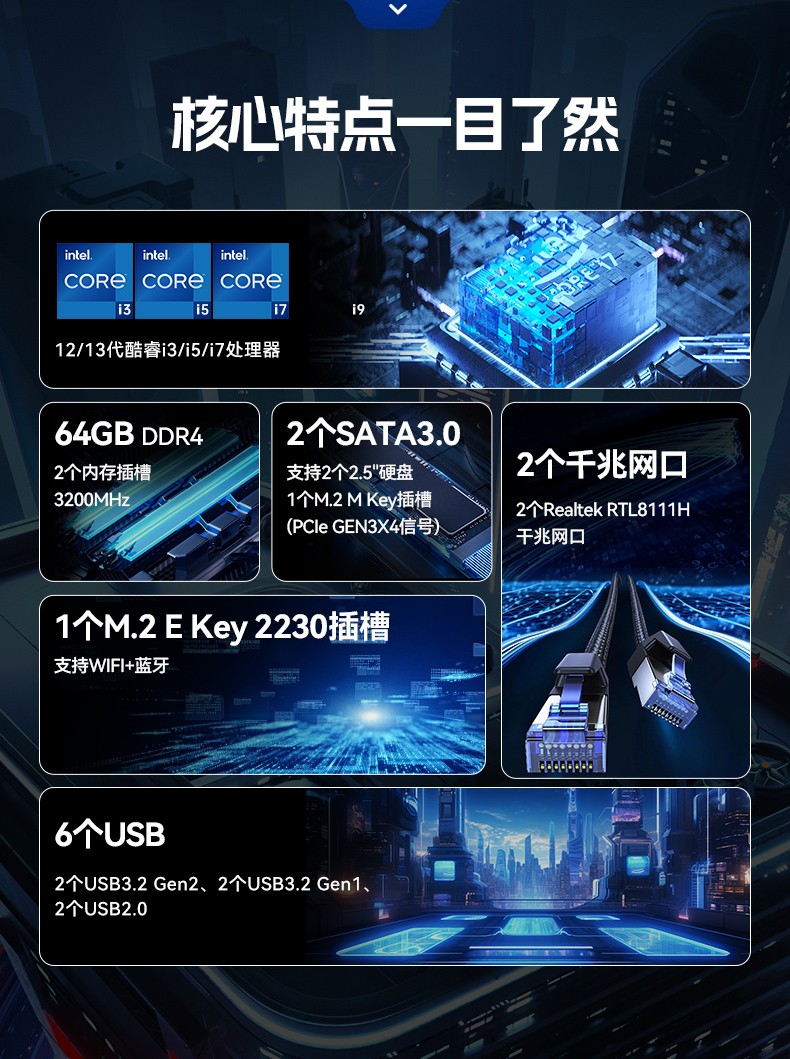 東田嵌入式工業(yè)電腦,無風(fēng)扇低功耗設(shè)計,自主移動機器人,DTB-3091-H610.jpg