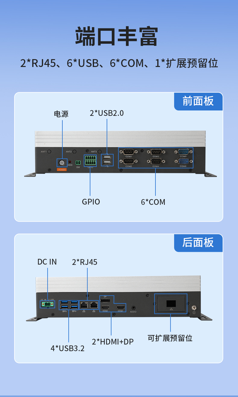 嵌入式工控機,可本地部署deepseek工業(yè)電腦,DTB-3065-H420E.jpg