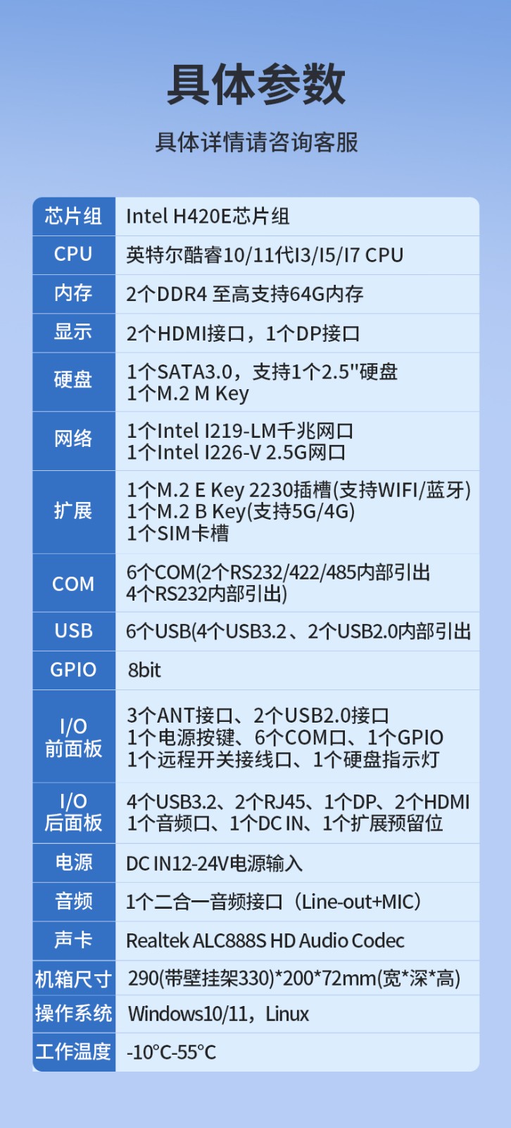 嵌入式工控機,可本地部署deepseek工業(yè)電腦,DTB-3065-H420E.jpg