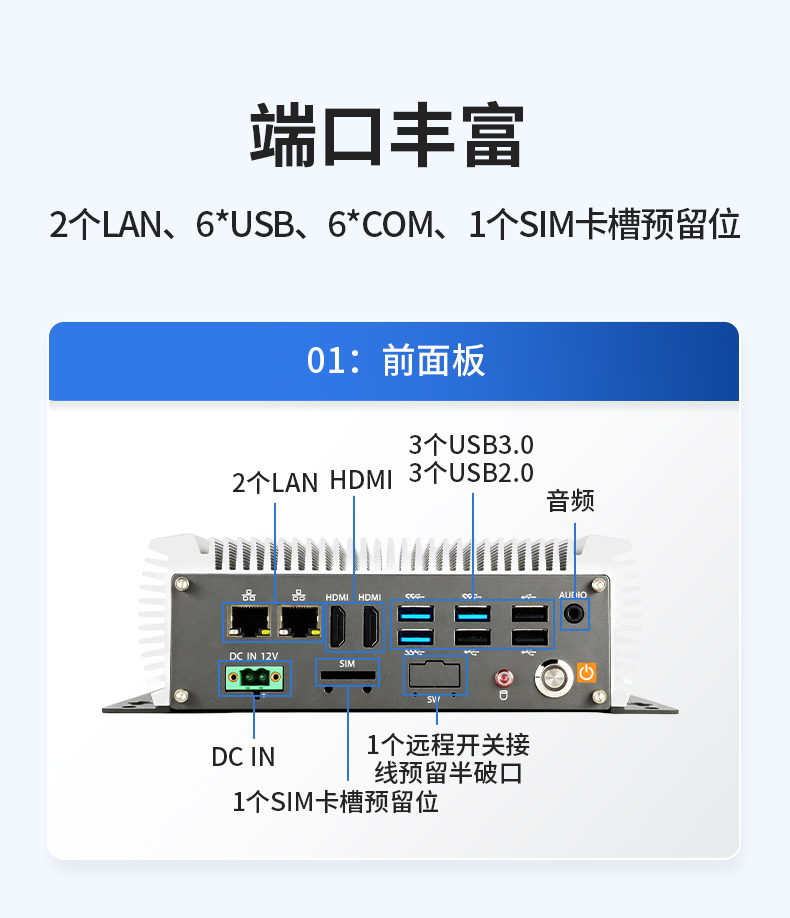 東田嵌入式工控機,賽揚J6412低功耗無風扇緊湊型工業(yè)主機,DTB-3095-J6412.jpg