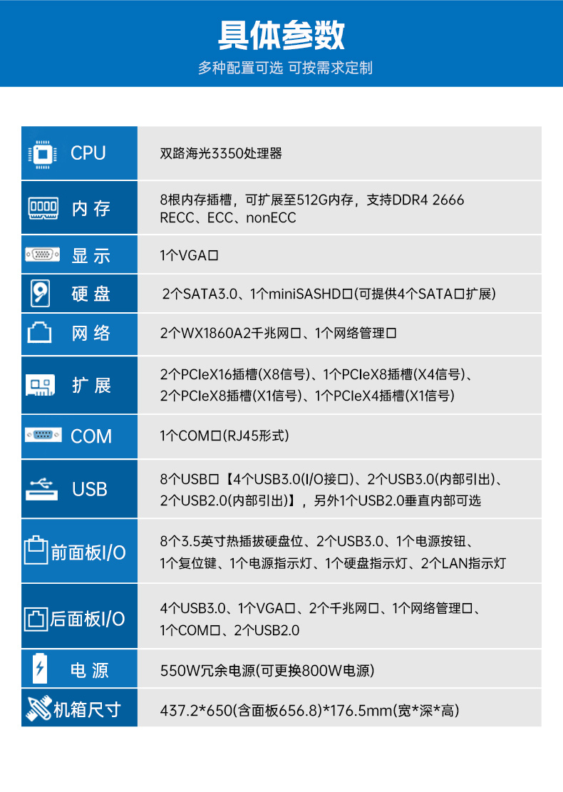 國(guó)產(chǎn)化海光工業(yè)工控機(jī),4U上架式工控機(jī)廠家,DT-46508-D3350MA.jpg