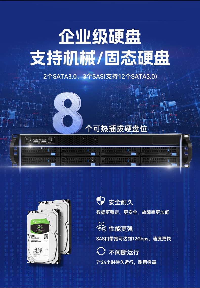 東田工控服務(wù)器,至強(qiáng)Scalable系列處理器,5PCIe擴(kuò)展工業(yè)電腦,DT-26508-BC621MZ.jpg